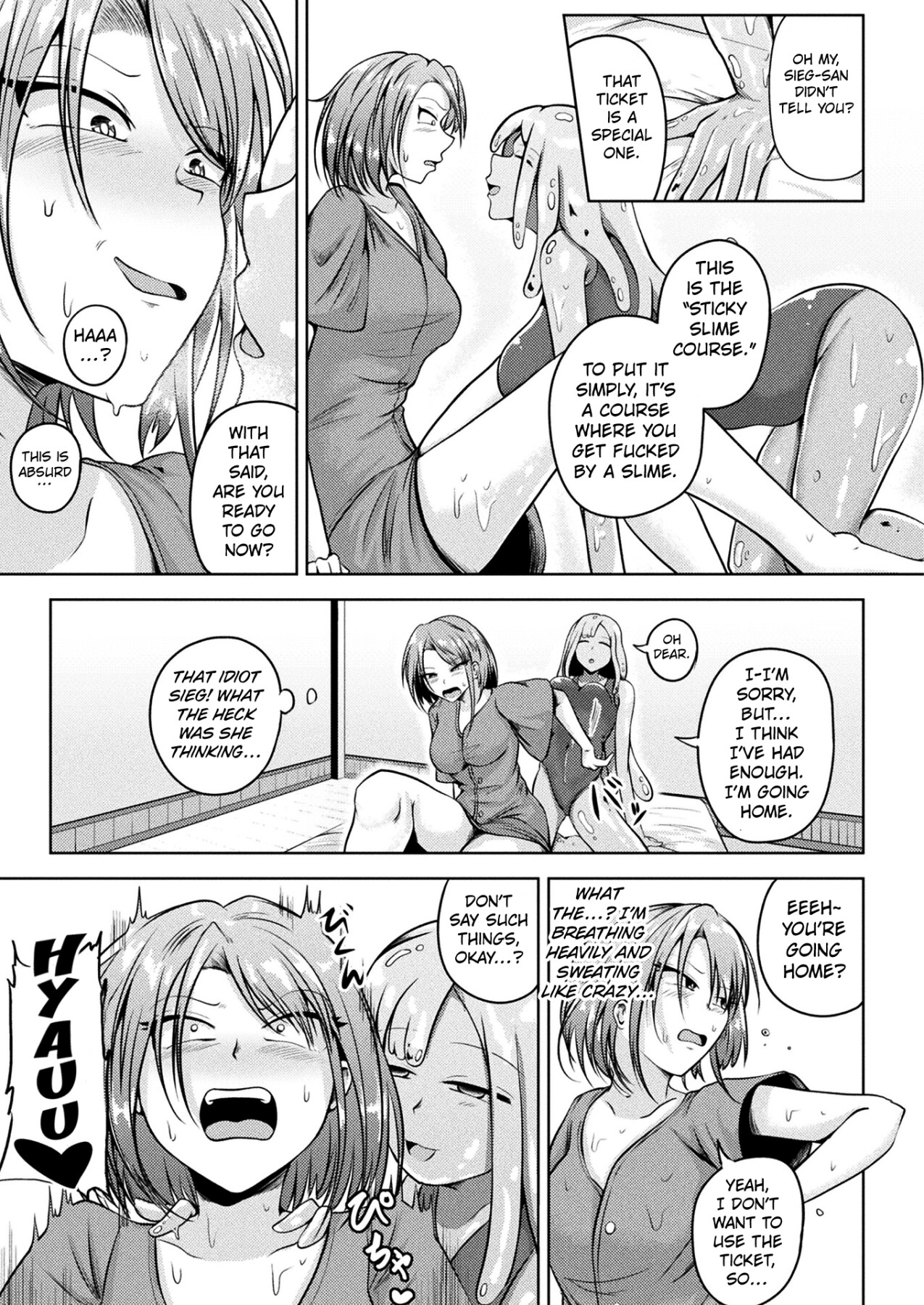 Hentai Manga Comic-Sticky Slime Course Debut-Read-7